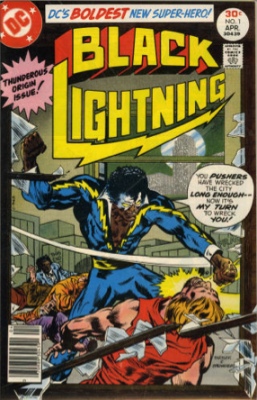 Origin and First Appearance, Black Lightning, Black Lightning #1, DC Comics, 1977. Click for value