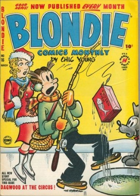 Blondie Comics Monthly #16 (March 1950): 1st Harvey Issue. Click for values