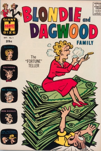 Blondie and Dagwood Family #1. Click for values