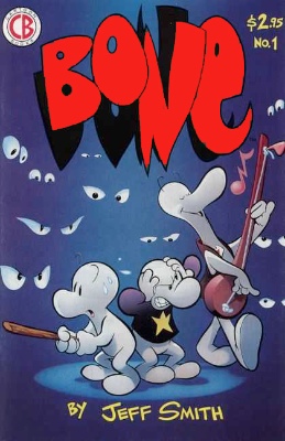 Bone #1 (1991): First issue. Very collectible. Click for values