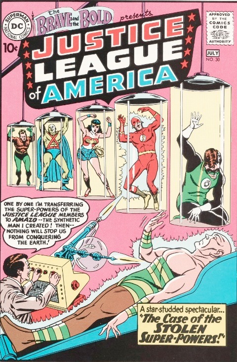 Brave and the Bold #30: third appearance of the Justice League of America