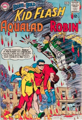 Brave and the Bold #54 (July, 1964): First Appearance of the Yet-Unnamed Teen Titans. Click for value