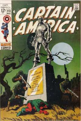 Captain America #113—the graveyard issue. Click for value