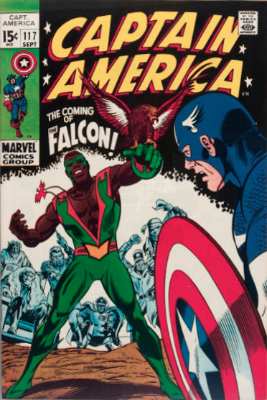 Origin and First Appearance, Falcon, Captain America #117, Marvel Comics, 1969. Own this comic book? Have your copy appraised free.