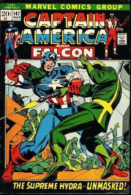 Captain America #147: Click Here for Values