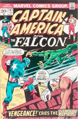 Origin and First Appearance, Viper, Captain America #157, Marvel Comics, 1973. Click for value