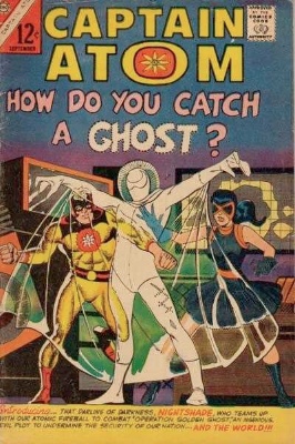 Origin and First Appearance, Nightshade, Captain Atom #82, Charlton Comics, 1966. Click for values