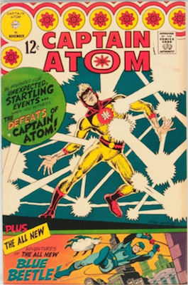 Captain Atom #83: Blue Beetle Returns to Comics. Click for values