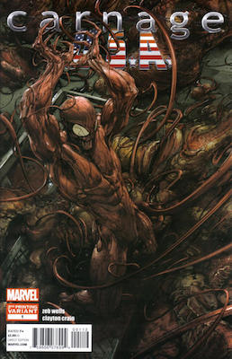 Carnage, U.S.A. #1 2nd Printing Variant. Click for values