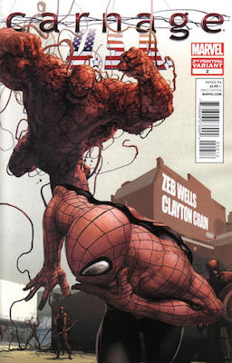 Carnage U.S.A. #2 2nd Printing Variant. Click for values