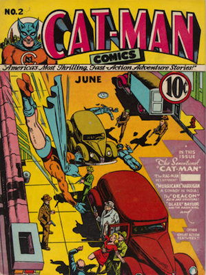 Cat-Man Comics #2. Click for current values.