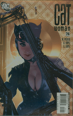 Catwoman #74: classic Adam Hughes cover. Click for values