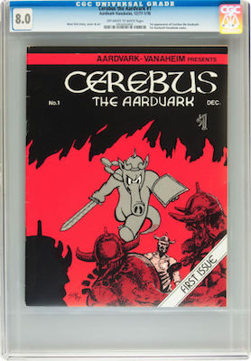 100 Hot Comics: Cerebus the Aardvark #1. Click to buy and sell comics at Goldin