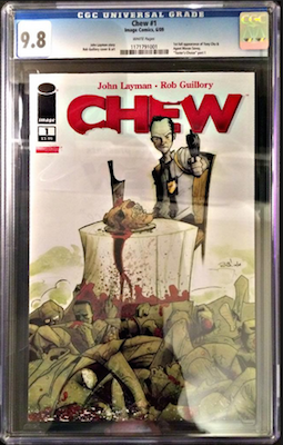 100 Hot Comics: Chew #1. Click to buy a copy at Goldin