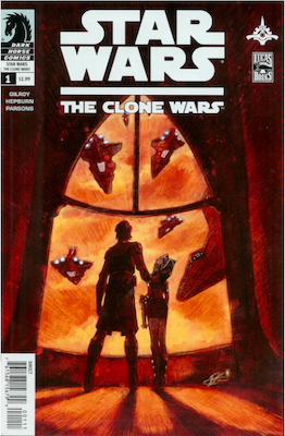 Clone Wars #1: First appearance of Ahsoka Tano. Regular edition. Click for Values