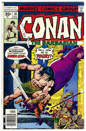 Conan the Barbarian #76 Marvel 35 Cent Variant Edition