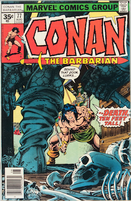 Conan the Barbarian #77 Marvel 35c Price Variant