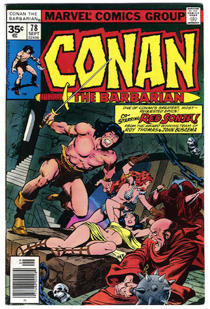 Conan the Barbarian #78 Marvel 35 Cent Variant Edition