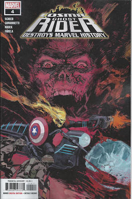 Cosmic Ghost Rider Destroys Marvel History #4: Click Here for Values