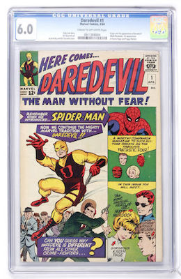 A clean, nicely-presenting CGC 6.0 of Daredevil #1 is going to be a good investment. Click to buy your copy at Goldin