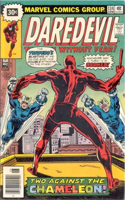 Daredevil #134 Marvel Price Variant June, 1976 Starburst Blurb