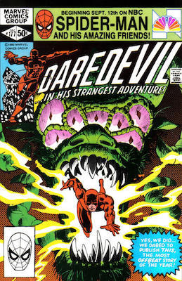 Daredevil #177: Click Here for Values