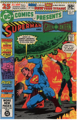 DC Comics Presents #26: 1st appearance of New Teen Titans. Click for values