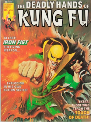 Deadly Hands of Kung-Fu #19, 1st White Tiger (Iron Fist). Click for values