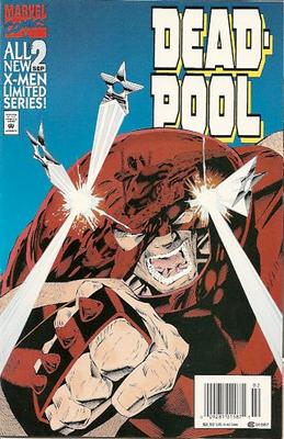 Deadpool Limited Series #2 from 1994 with Juggernaut on the cover
