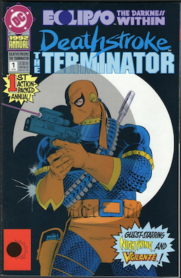 Deathstroke: The Terminator Annual #1 (1992). Click for values.