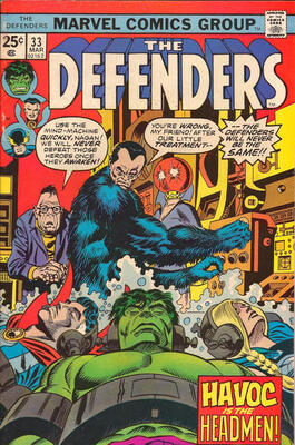 Defenders #33: Click Here for Values