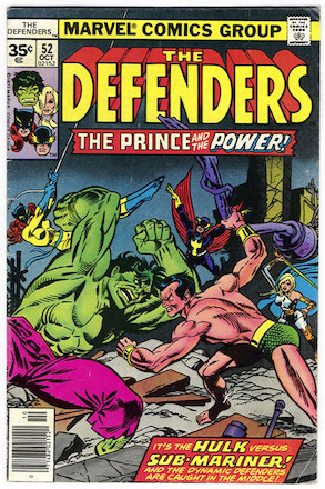 Defenders #52 35c Price Variant