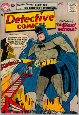 Detective Comics #243: Click Here for Values