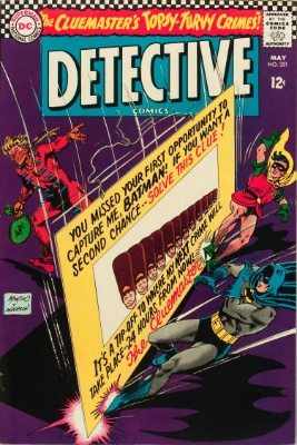 Origin and First Appearance, Cluemaster, Detective Comics #351, DC Comics, 1966. Click for value