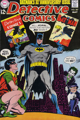 Detective Comics #387, Joker cover, Batman anniversary