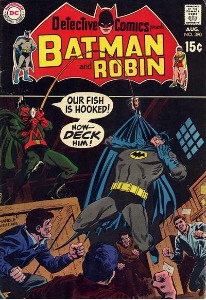 A typical vintage comic book from the silver age