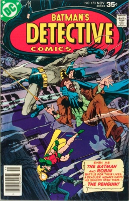 Penguin in the Pages of Detective: Detective Comics #473, November 1977. Click for value