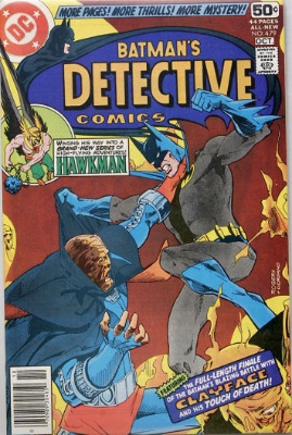 Origin and First Appearance, Fadeaway Man, Detective Comics #479, DC Comics, 1978. Click for value