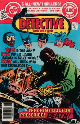 Origin and First Appearance, Cornelius Stirk, Detective Comics #494, DC Comics, 1988. Click for value