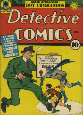 Detective Comics 72. Click for current values.