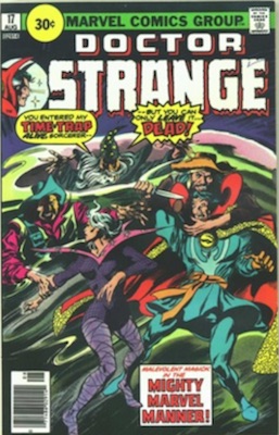 Doctor Strange #17 30 Cent Variant August, 1976. Circle Price