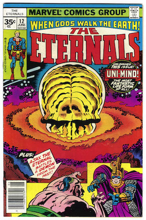 Eternals comic #12 exists as a 35c price variant. RARE! Click for more info