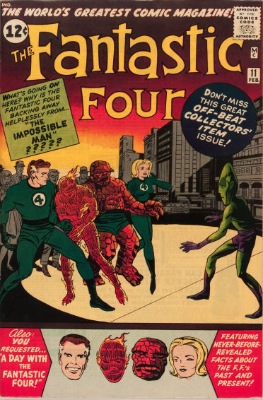Origin and First Appearance, Impossible Man, Fantastic Four #11, Marvel Comics, 1963. Click for value Origin and First Appearance, Impossible Man, Fantastic Four #11, Marvel Comics, 1963. Click for value