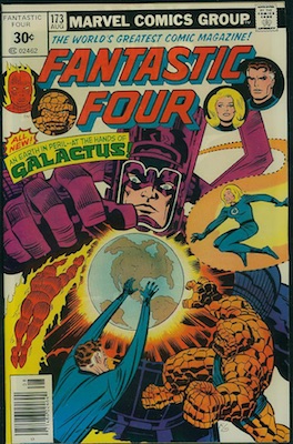 Fantastic Four #173 30c Variation August, 1976. Square Price Box