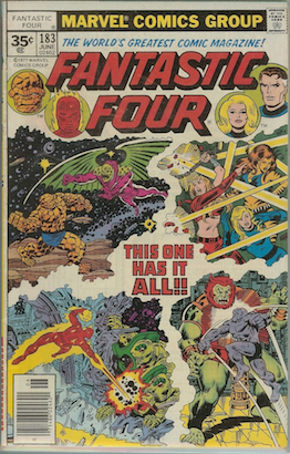 Fantastic Four #183 35 Cent Price Variant