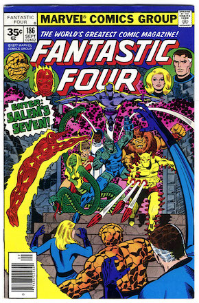 Fantastic Four #186 Marvel 35c Price Variant