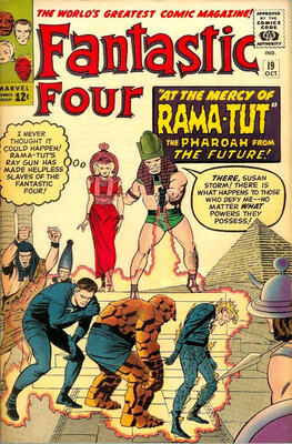 Origin and First Appearance, Pharaoh Rama Tut, Fantastic Four #19, Marvel Comics, 1963. Click for value