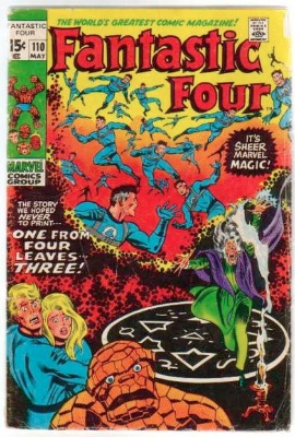 Fantastic Four #110 original. Click for values