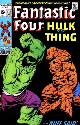 Fantastic Four #112, featuring a much-anticipated rematch between the Thing and the Hulk (last seen in FF #12). Click for value