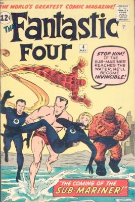 Fantastic Four #4 features the first Silver Age appearance of the Sub-Mariner. Click for value